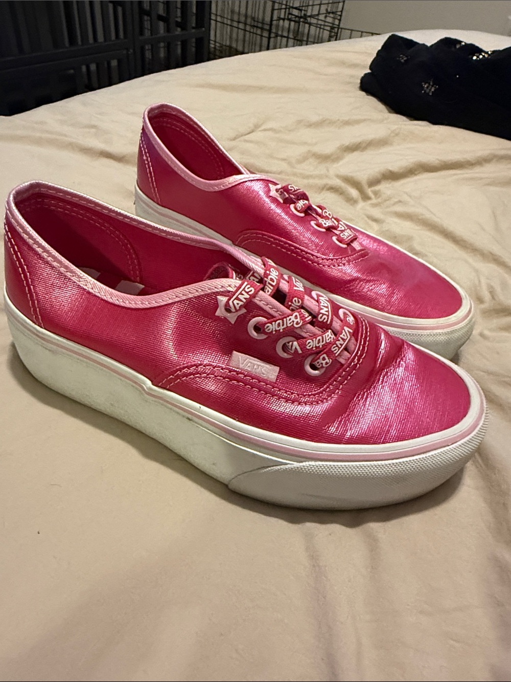 Vans Women’s Hot Pink Platform Barbie edition
